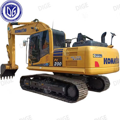 jakość  PC200 Used Komatsu Excavator 20 Ton Japanese Used Medium Hydraulic Crawler Excavator fabryka