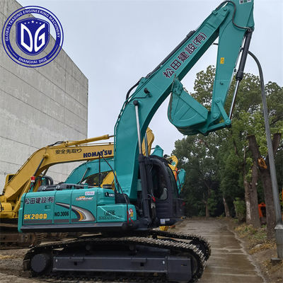 Pochodzenie Japonia SK200-8 Używany Kobelco Excavator SK200-8 Excavator używany Kobelco Excavator SK200-8