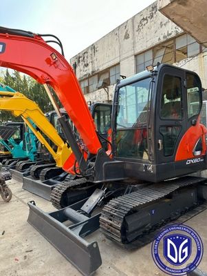 Używany Doosan DX60 6Ton Mały Ekskawator Z Ciężkim Ładunkiem I Maszyny Solidnej