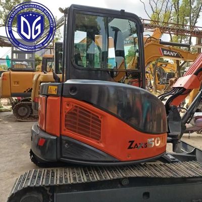 ZX50 Używany Hitachi 5 Ton Excavator Light Wear And Tear Z Adaptive Power Modes
