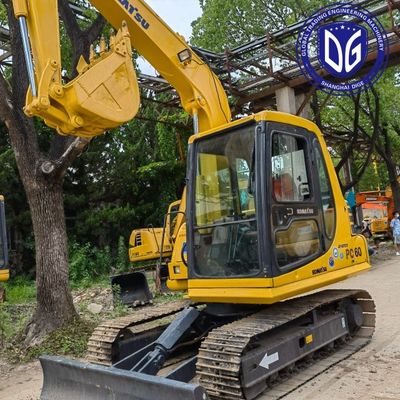 PC60-7 Wykorzystane koparki Komatsu Mini Koparki Komatsu