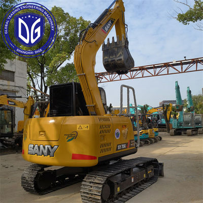 SY75C Wykorzystane koparki SANY Hydrauliczne podnoszenie i noszenie