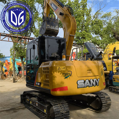 Sany SY75C 7.5Ton używany grabarz z zaawansowanym systemem chłodzenia