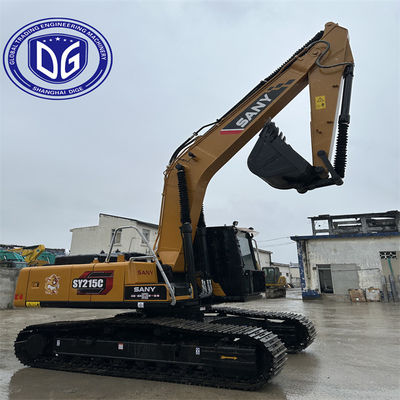 Stosowany Sany SY215 21,5Ton Excavator Crawler z silnikiem o niskim zużyciu paliwa