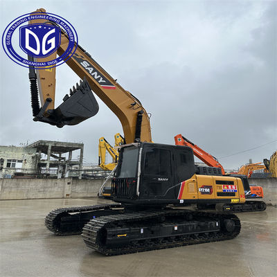 Używany Sany SY135 13,5Ton Hydraulic Excavator Wielokrotny wybór trybu pracy