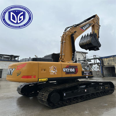 Używany Sany SY135 13,5Ton Hydraulic Excavator Wielokrotny wybór trybu pracy