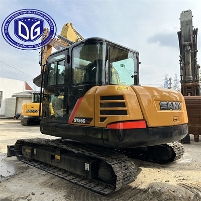 Sy55 5,5 tony używany Sany Excavator Precision Control Over Excavation