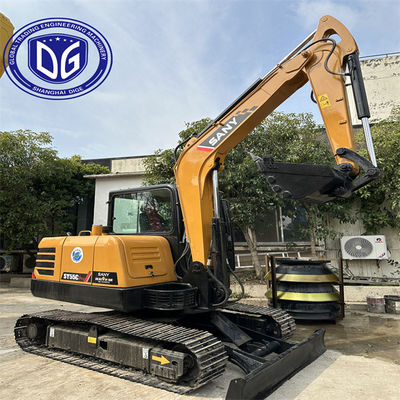 5.5 ton Mini używany grabarz SANY SANY 55C Pro Backhoe Hydraulic Crawler Excavator