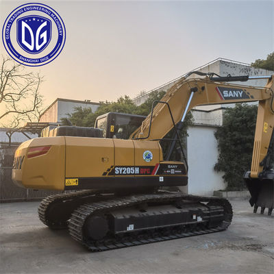 Sany SY205 20,5 Ton używany hydrauliczny grabarz Automatyczny system zarządzania paliwem