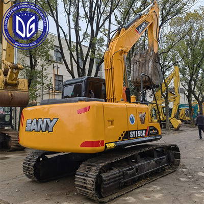 Sany SY155 15.5T używany grabarz drapieżny efektywny i oszczędny w energii system zasilania