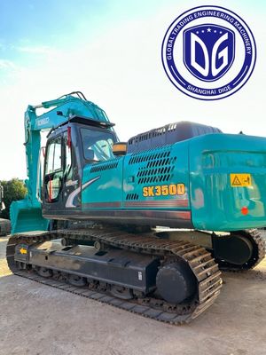 Niski poziom konserwacji Sk350 używany koparz Kobelco 35 ton