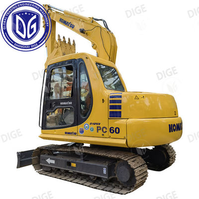 6 ton Komatsu PC60 88% Nowy użyty Hyndruliczny Mały Wąski Kanał Ekskawator