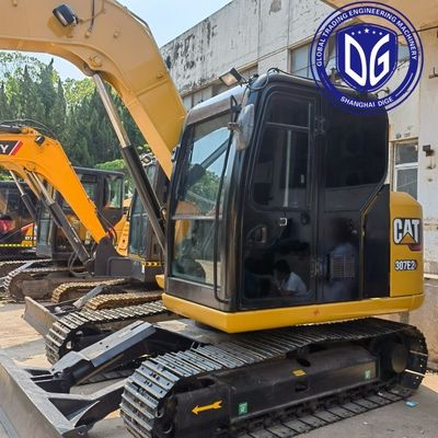 Wydajne możliwości obsługi materiału 307E2 Używany grajnik gąsienicowy 7 ton