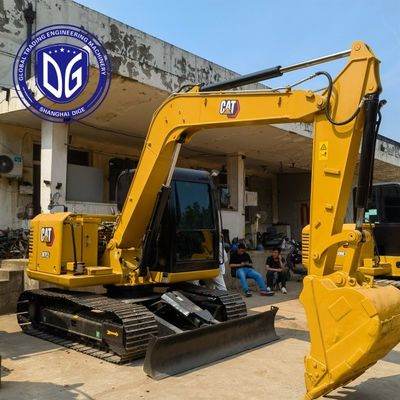 Wydajne możliwości obsługi materiału 307E2 Używany grajnik gąsienicowy 7 ton