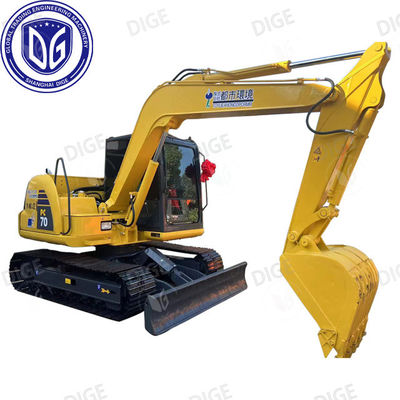7 ton Mały koparz Komatsu PC70 Oszczędność paliwa Oszczędność pracy Broń