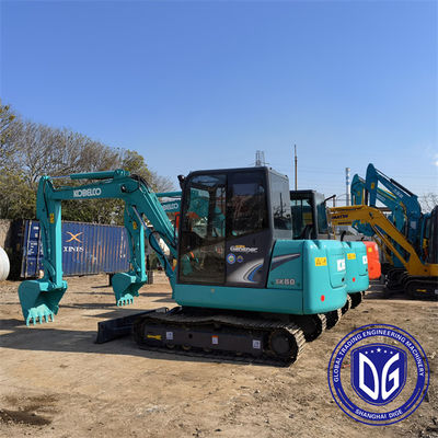 SK60-8 Koparka Kobelco używana oryginalna Koparka Kobelco mała o wadze 6 ton