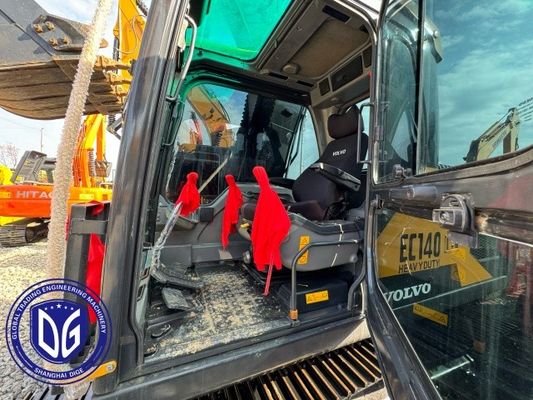 Ec140 14 Ton używany grabarz Volvo z wydajnym systemem wentylatorów chłodzących