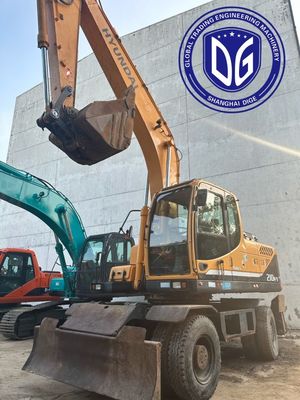 Super wytrzymały R210w-9 21t używany grabarz Hyundai z wydajnym działaniem