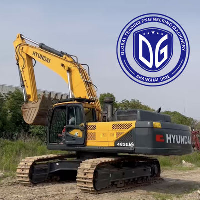 Innowacyjny R485 używany Hyundai Excavator 48,5 Ton Hyundai Hydraulic Excavator
