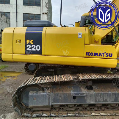 Niezawodna wydajność USED PC220-7 koparka z zwiększoną przyczepnością i przyczepnością
