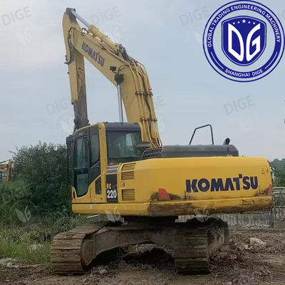 Niezawodna wydajność USED PC220-8 grabarz ze wzmocnioną przyczepnością i przyczepnością