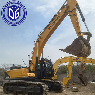 Oryginalny R485LVS Stosowany Hyundai Excavator Stosowany Excavator Crawler Warunki pracy