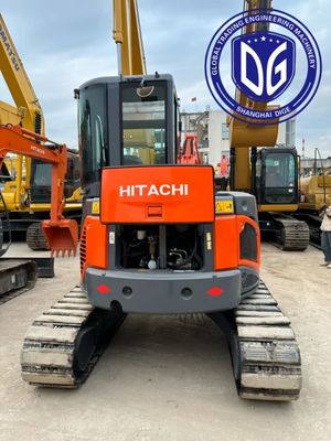 Zastosowalna konstrukcja siedzenia ZX50U 5 Ton Used Hitachi Excavator With Efficient Braking System