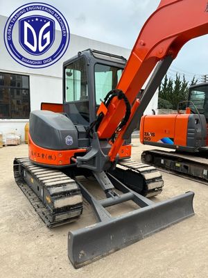 Zastosowalna konstrukcja siedzenia ZX50U 5 Ton Used Hitachi Excavator With Efficient Braking System