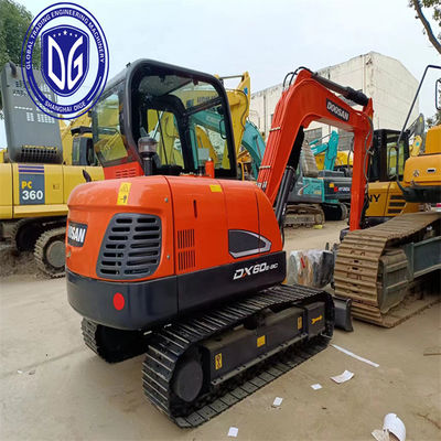 DX60E-9C Używana maszyna hydrauliczna Doosan 6 Ton Excavator z wyjątkową jakością