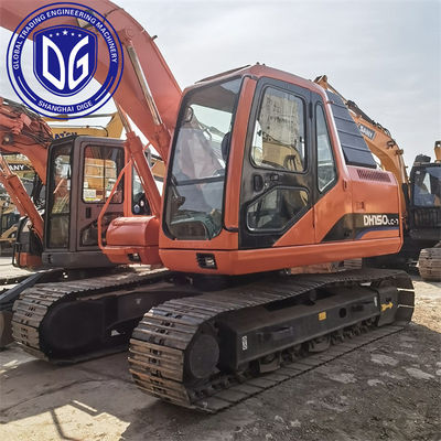 DH150LC Wykorzystane koparki Doosan 15 ton Wykorzystane koparki hydrauliczne
