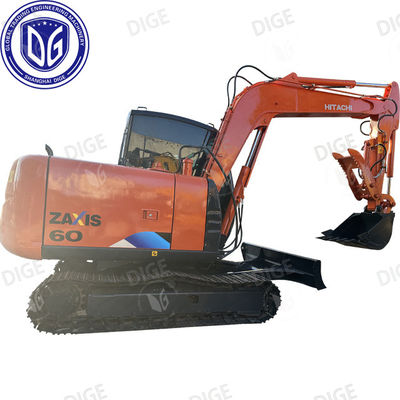 ZX60 Hitachi 6 Ton Used Excavator Mały Excavator z kabiną