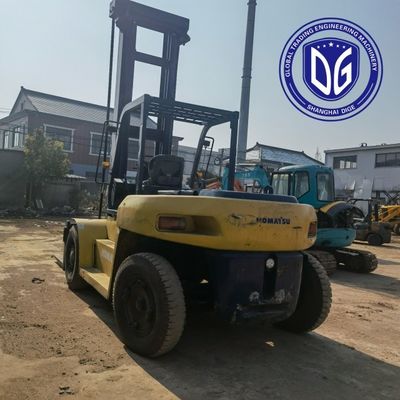 10t FD100 używany wózek widłowy Komatsu z silną maszyną hydrauliczną