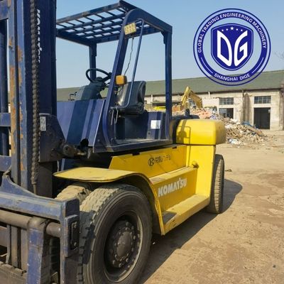 10t FD100 używany wózek widłowy Komatsu z silną maszyną hydrauliczną