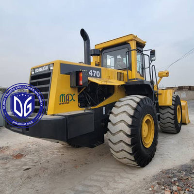 Ładowarka z przodu Komatsu WA470-3 Ładowarka używana Sprzęt budowlany dla dużych inżynierii górniczych
