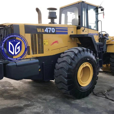 Przedni ładowarka oryginalna Komatsu WA470-6 używana ładowarka w dobrym stanie