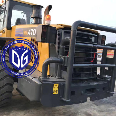 Przedni ładowarka oryginalna Komatsu WA470-6 używana ładowarka w dobrym stanie