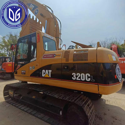 CAT320C 20tonowy użyty grabarz hydrauliczny Caterpillar Wczesny model gotowy do sprzedaży