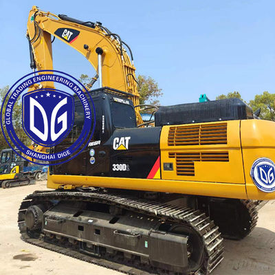 Kategoria 330D 30tonowa używana grabiarka hydrauliczna Caterpillar Nowy model i niskie zużycie paliwa