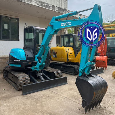 Używany SK55 Kobelco Mini Crawler Hydraulic Excavator,5.5 tony, 90% nowe, gotowe do sprzedaży.