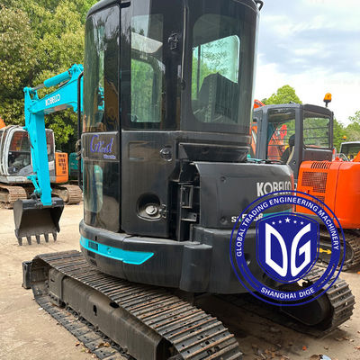 Używany SK55 Kobelco Mini Crawler Hydraulic Excavator,5.5 tony, 90% nowe, gotowe do sprzedaży.