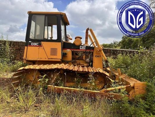 Oryginalny używany buldozer Caterpillar CAT D3C z wydajnym zużyciem paliwa