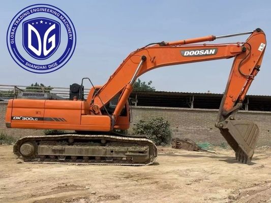 Oszczędność czasu i pracy DX300LC 30t używany grabarz Doosan z wysoce trwałym