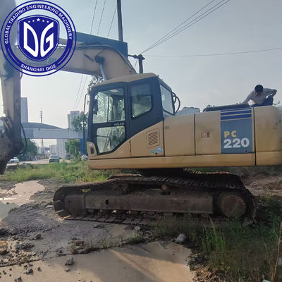 Oryginalny 22-tonowy koparz Komatsu PC220-7, pochodzący z Japonii, gotowy do sprzedaży