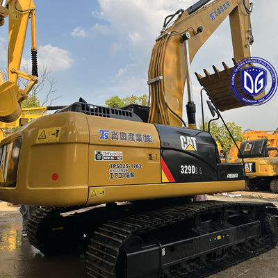 Splendid używany hydrauliczny grabarz Caterpillar 329 29Ton Wysoki moment obrotowy