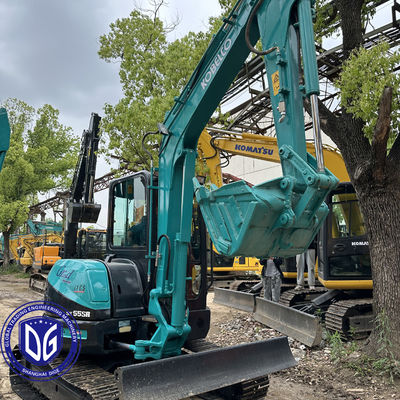 Łagodnie używany Kobelco SK55 5,5 tony Excavator 90% Nowy w dobrym stanie