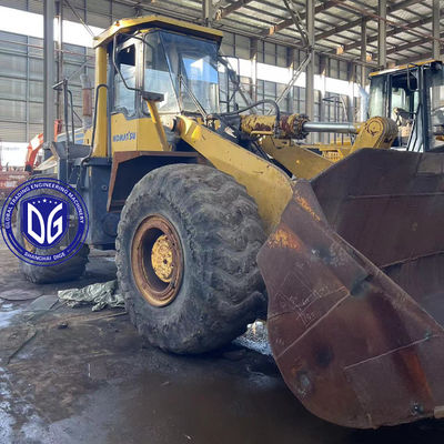 Oryginalny Komatsu WA470-6 używany ładowarka ścieżki antypoślizgowe i wydajny system chłodzenia