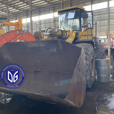 Oryginalny Komatsu WA470-6 używany ładowarka ścieżki antypoślizgowe i wydajny system chłodzenia