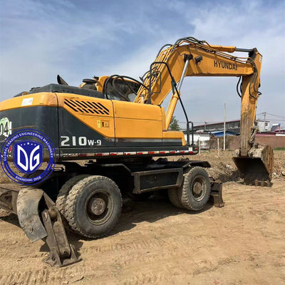 Hyundai 210W-9 21tonowa używana koparka na kółkach, pochodząca z Korei, dostępna już teraz