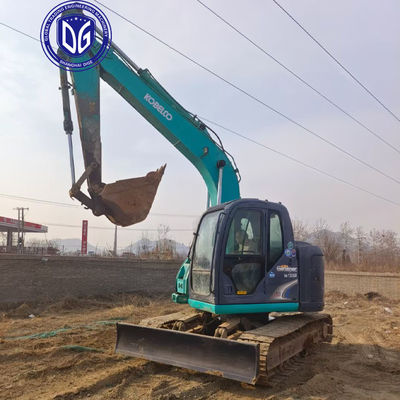 Używany Kobelco SK135 13,5Ton Excavator Crawler W oryginalnym stanie Przetwarzanie ciężkiego ładunku