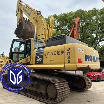 Używany Komatsu PC490 49Ton Excavator Crawler Duże urządzenia górnicze oryginalne i dostępne